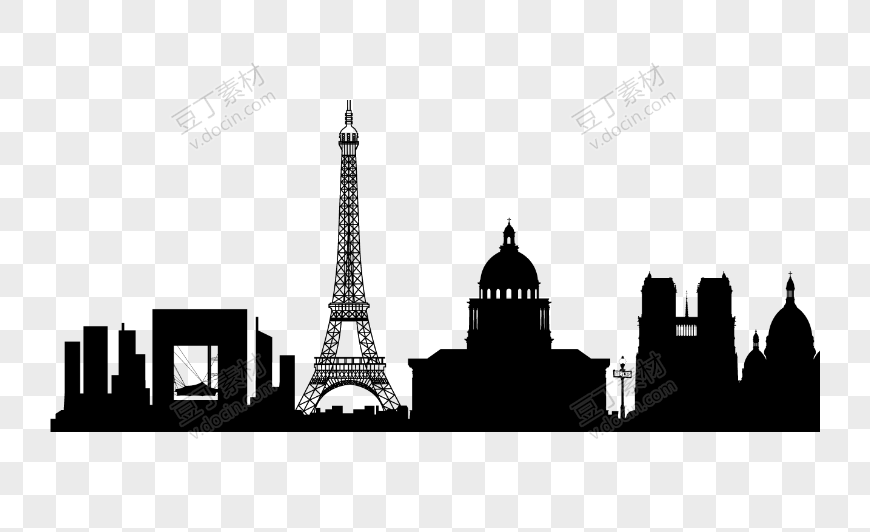 巴黎标志建筑图