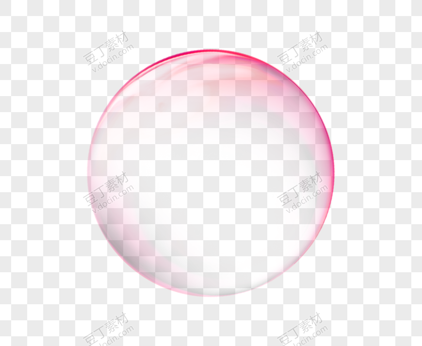粉红气泡