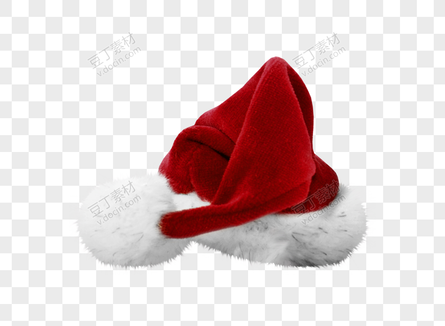 毛绒圣诞帽