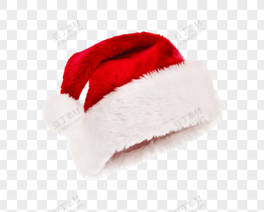 毛绒圣诞帽