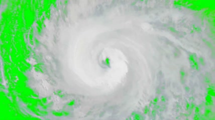 绿幕视频素材飓风