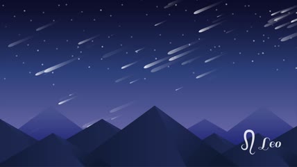 mg扁平卡通动画流星雨ae模板[4k]