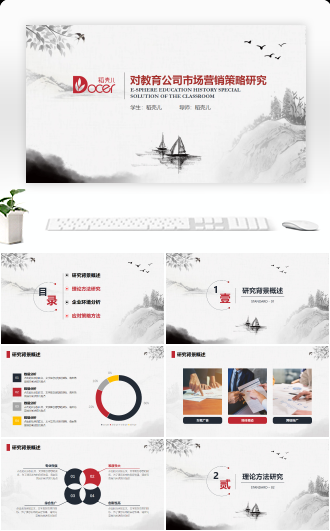 中国风市场营销答辩