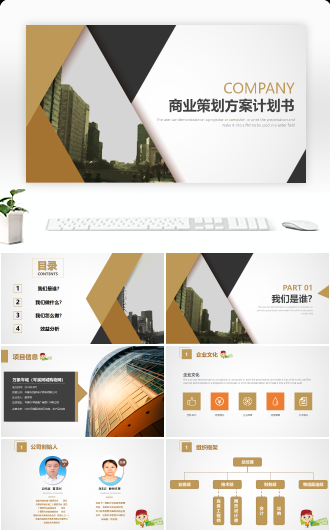 框架完整实商业融资计划书PPT