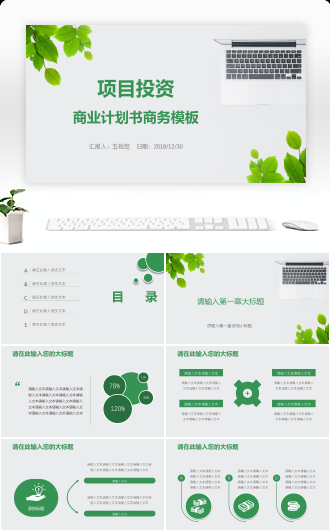 项目投资商业计划书商务模板