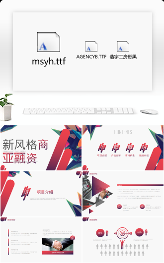 创业融资招商商业计划书PPT模板
