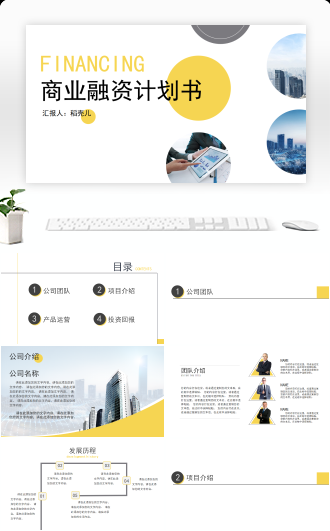 商业融资计划书