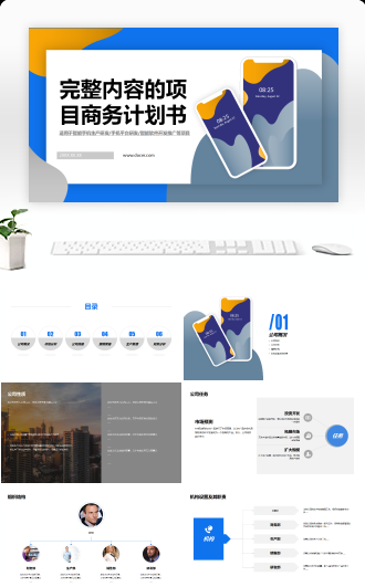 完整内容的项目商务计划书