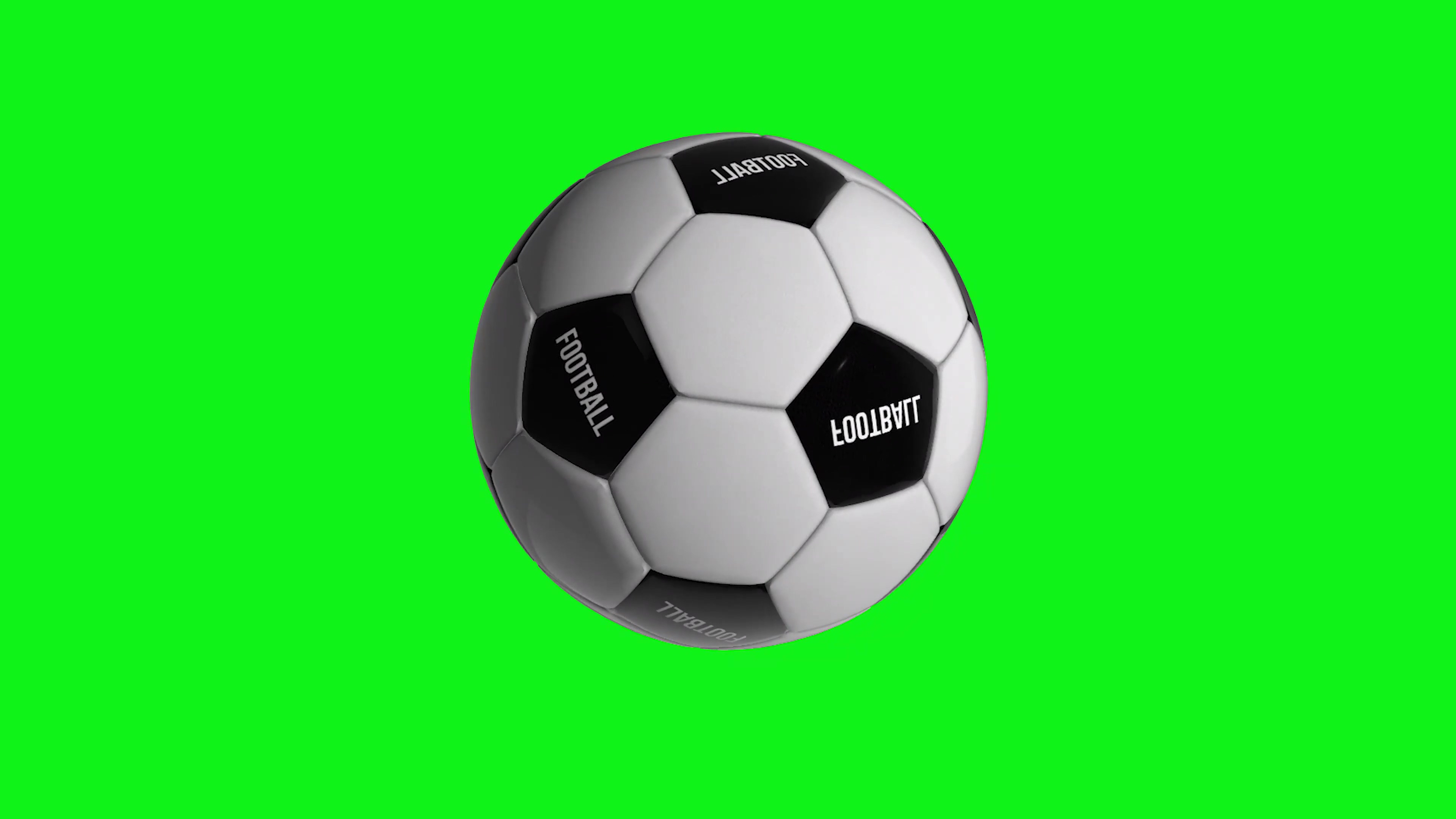 绿幕视频素材足球