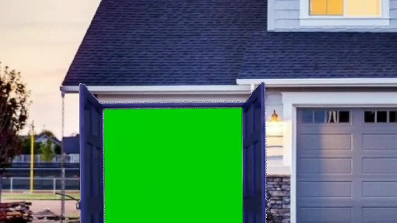 绿幕视频素材房屋
