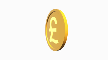 英镑金币旋转动画