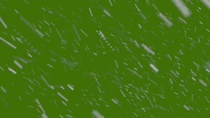 绿幕视频素材下雪