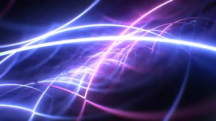 光线霓虹灯变幻穿梭