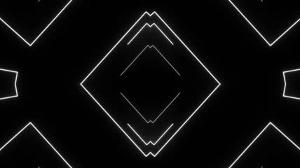 炫酷霓虹光线穿梭VJ