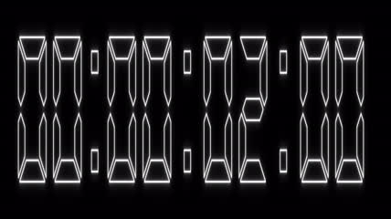 1分钟数字码表时间显示