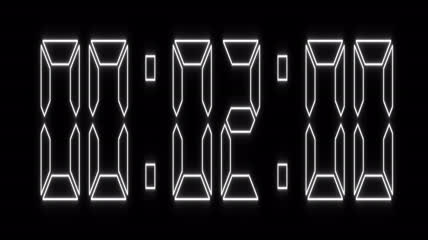 1分钟计时60帧数字时间