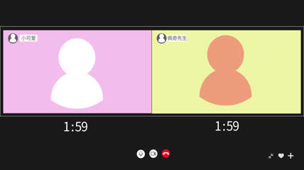 视频交流对话框