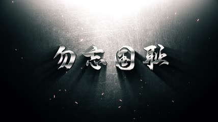 银色金属字