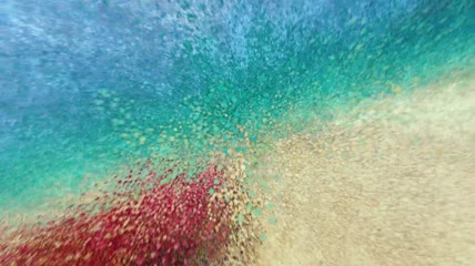 唯美粒子汇聚相册图文展示