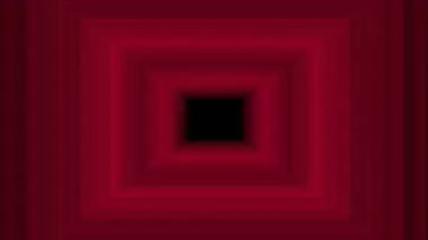 流光风格3D红色方框缩小消失通道背景