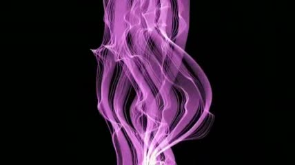 紫色光束3D炫彩流动唯美背景