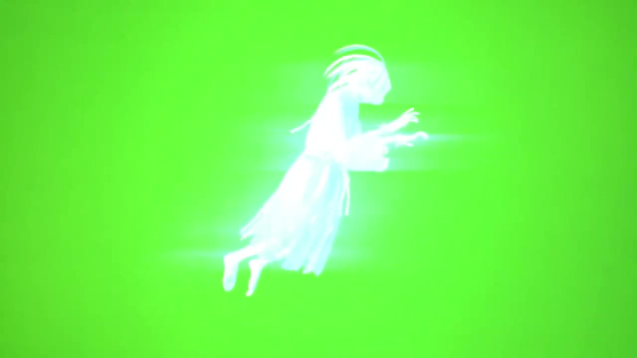 绿幕视频素材鬼魂