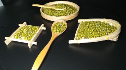 4K食品绿豆豆子食品旋转展示（17）