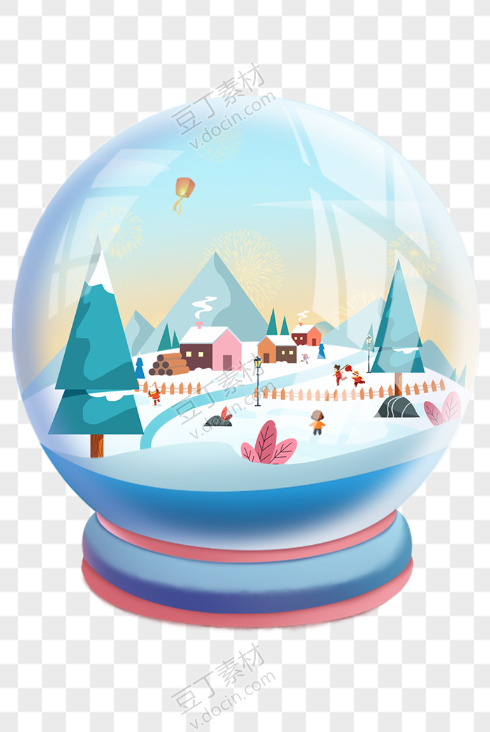冬天水晶球