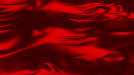 4k红色绸缎流体_视频loop循环