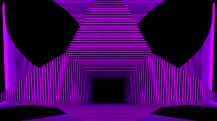 紫色几何图形舞台背景