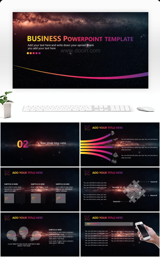 20XX科技星空项目销售报告PPT模板