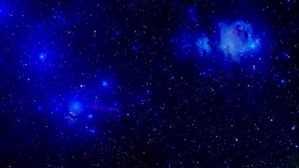 蓝色宇宙粒子素材