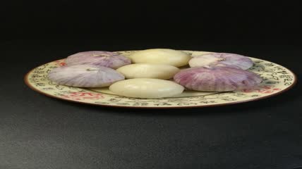 紫皮独头大蒜实拍（2）