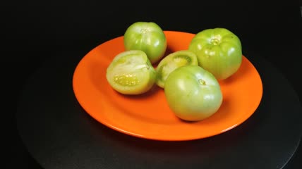 青番茄西红柿实拍（1）