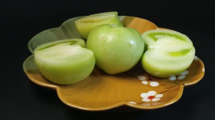 青番茄西红柿实拍（13）