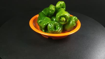 新鲜生态螺丝椒蔬菜食品4K实拍视频（20）