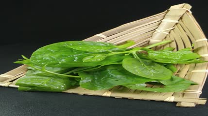 木耳菜有机生态蔬菜4K实拍视频（2）