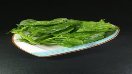 木耳菜有机生态蔬菜4K实拍视频（3）
