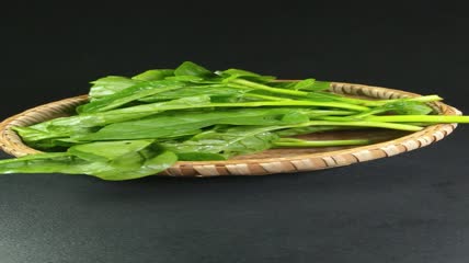 木耳菜有机生态蔬菜4K实拍视频（7）