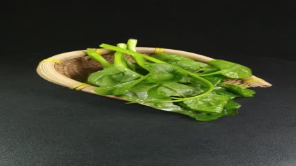 木耳菜有机生态蔬菜4K实拍视频（9）