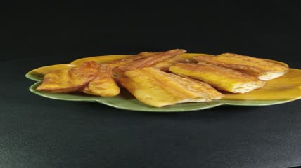 油炸食品油条美食食物4K实拍视频（3）