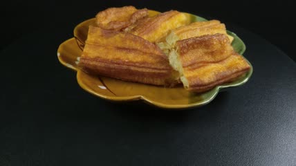 油炸食品油条美食食物4K实拍视频（4）