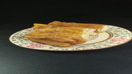 油炸食品油条美食食物4K实拍视频（6）