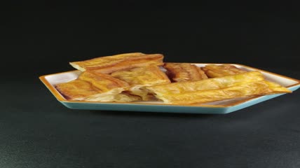 油炸食品油条美食食物4K实拍视频（13）