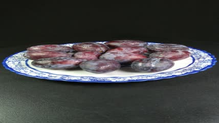 水果西梅食材食物4K实拍视频（6）