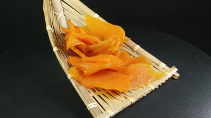 红薯薯条红薯干休闲零食4K实拍视频（2）