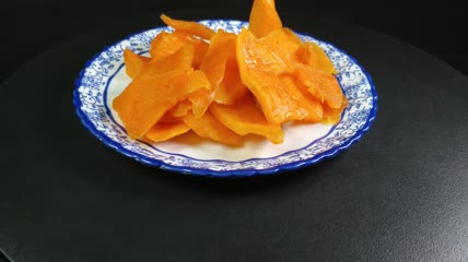 红薯薯条红薯干休闲零食4K实拍视频（9）