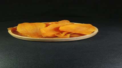 红薯薯条红薯干休闲零食4K实拍视频（17）