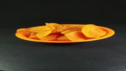 红薯薯条红薯干休闲零食4K实拍视频（18）