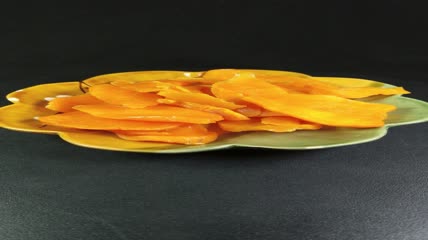 红薯薯条红薯干休闲零食4K实拍视频（19）